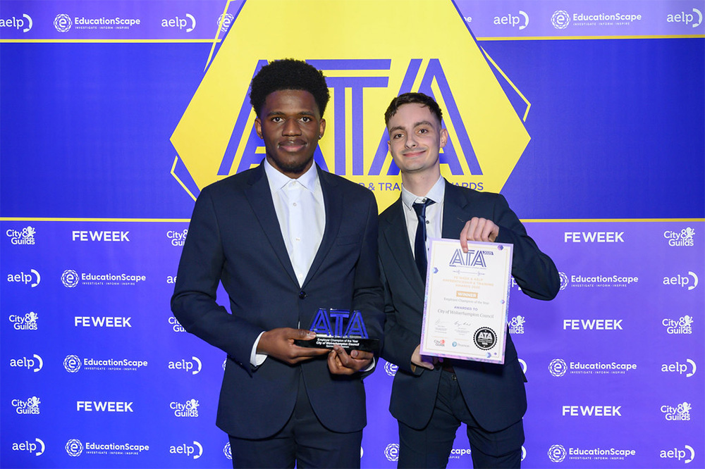 An image of the ATA Employer Champion Award.