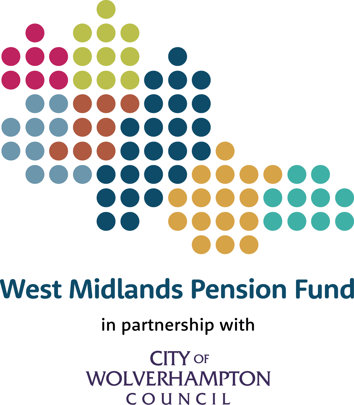 West Midlands Pension Fund logo and City of Wolverhampton Council logo.