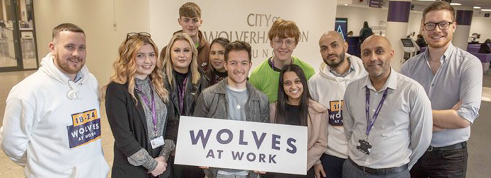 An image of Wolves at Work staff.