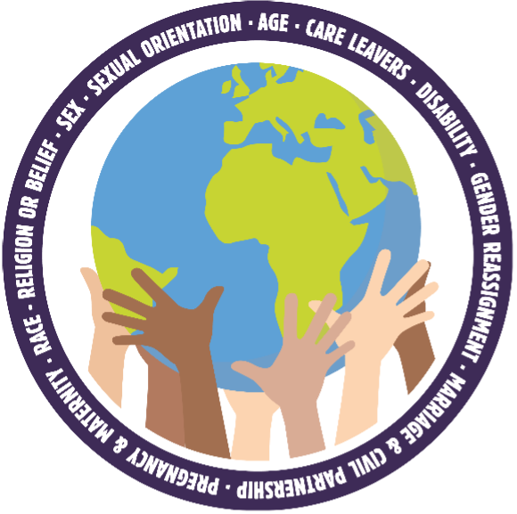An image of the Race, Religion and Belief Staff Equality Forum logo.