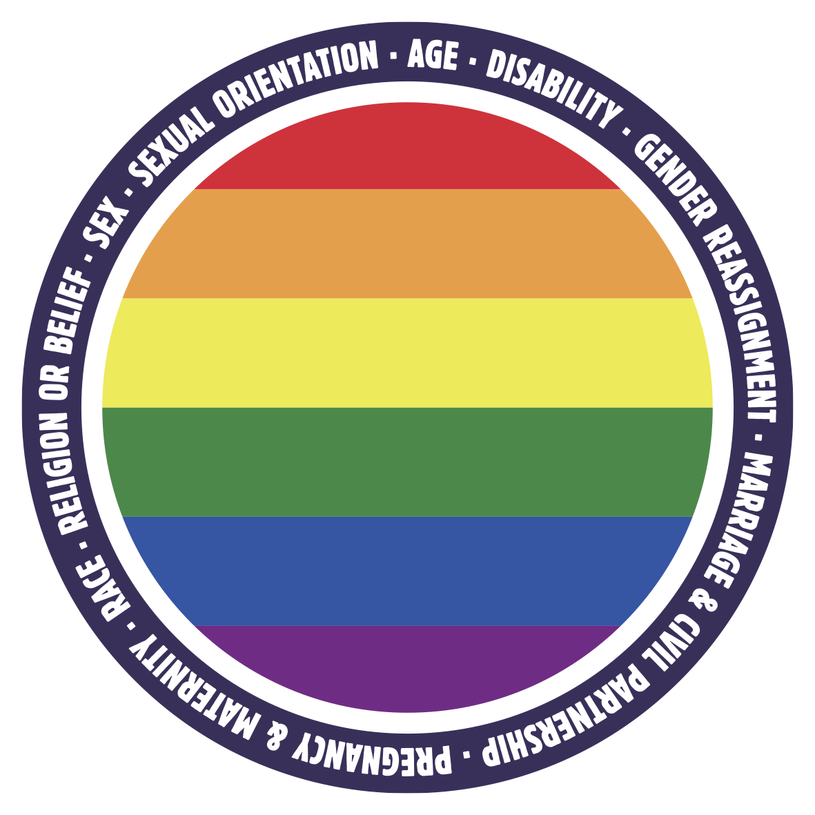 An image of the Rainbow Staff Equality Forum logo.